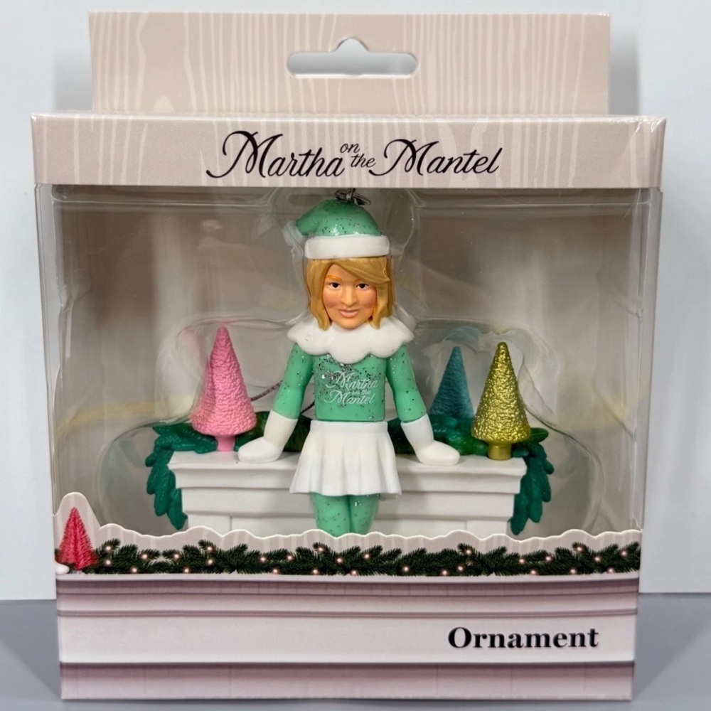 Martha Stewart Martha on the Mantle A Holiday Tradition Ornament NEW IN BOX 2025